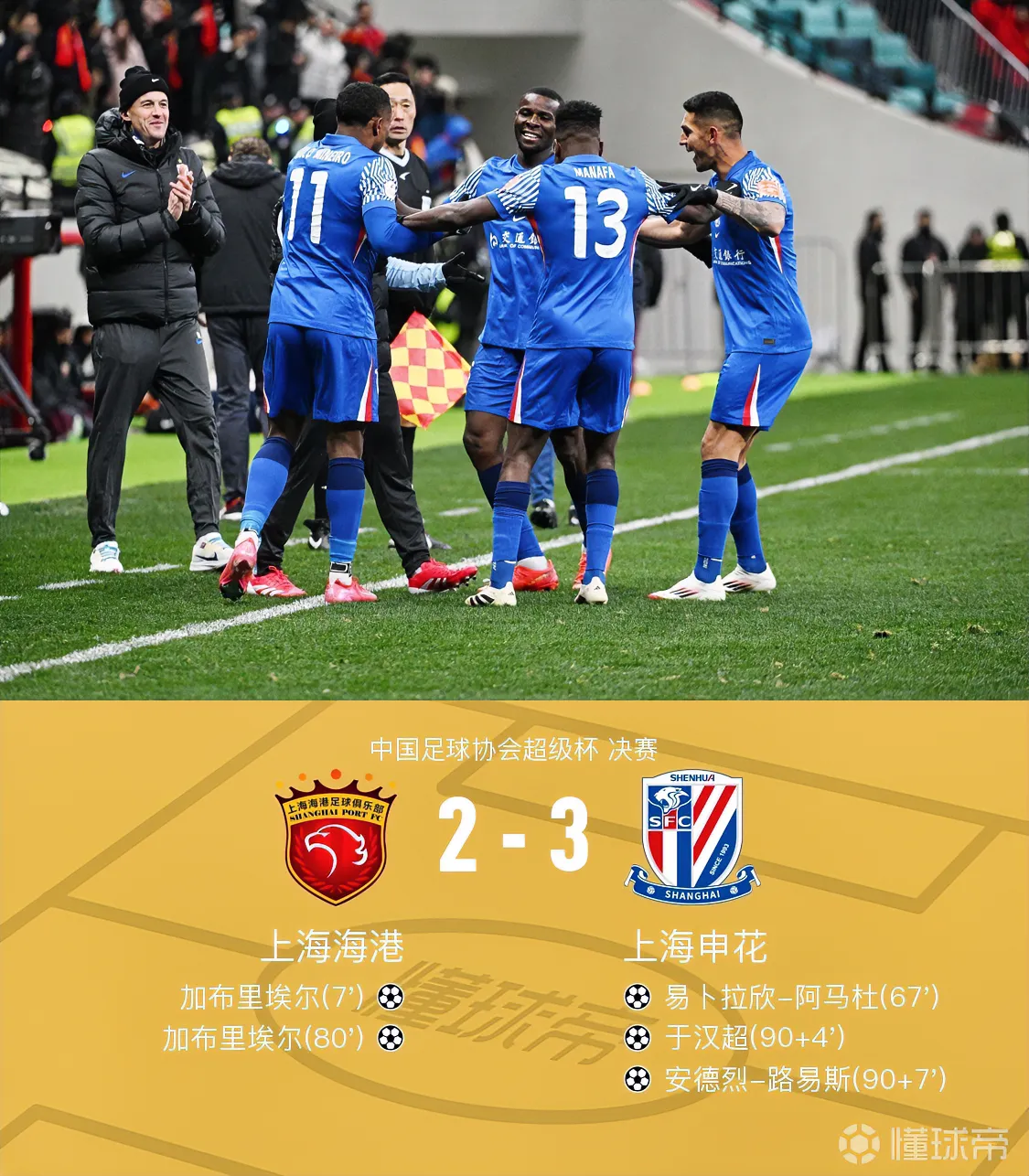 沪上德比:上港惨遭申花绝杀! 沪上德比:上港惨遭申花绝杀!
