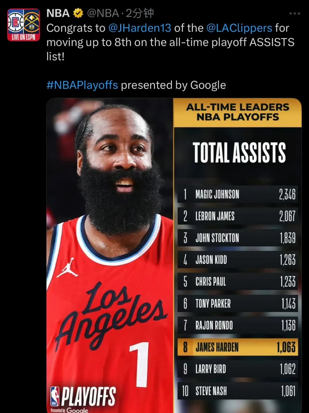 火箭队主场全胜，凭借哈登压哨三分击败马刺